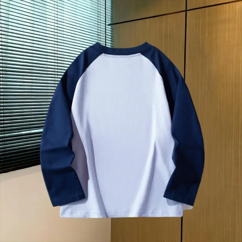 Boys Autumn Long Sleeve T-Shirt White Black 2026 - Image 6