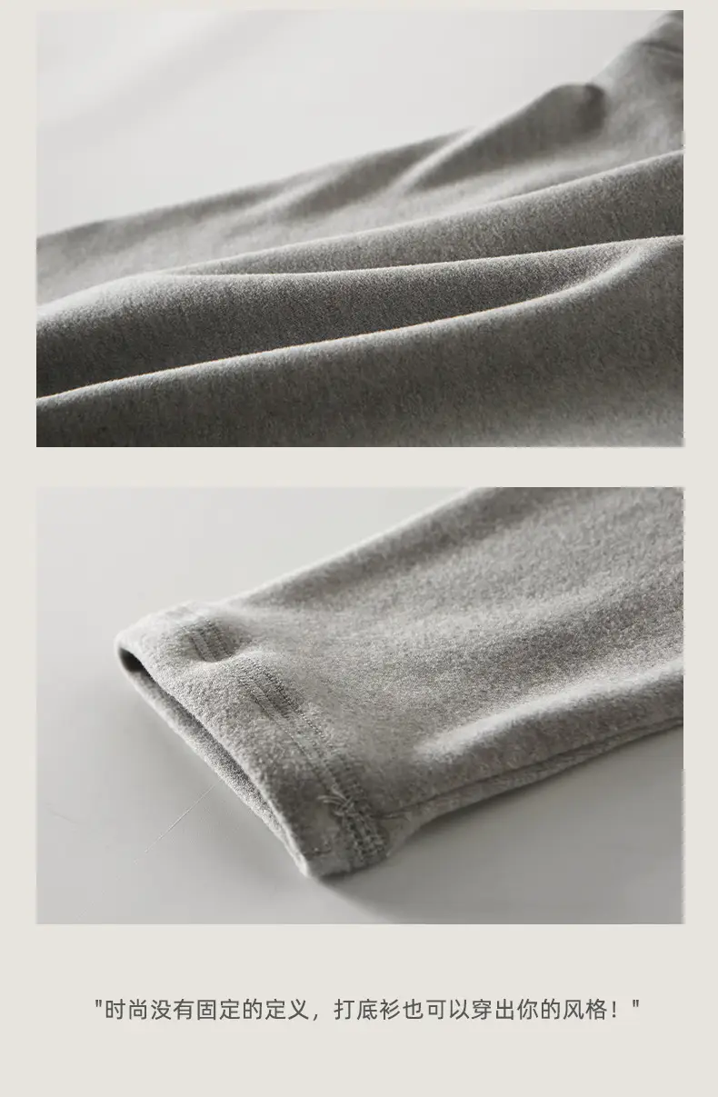 Boys Fleece Long Sleeve T-Shirt Grey Black Winter 2025 — feature 8