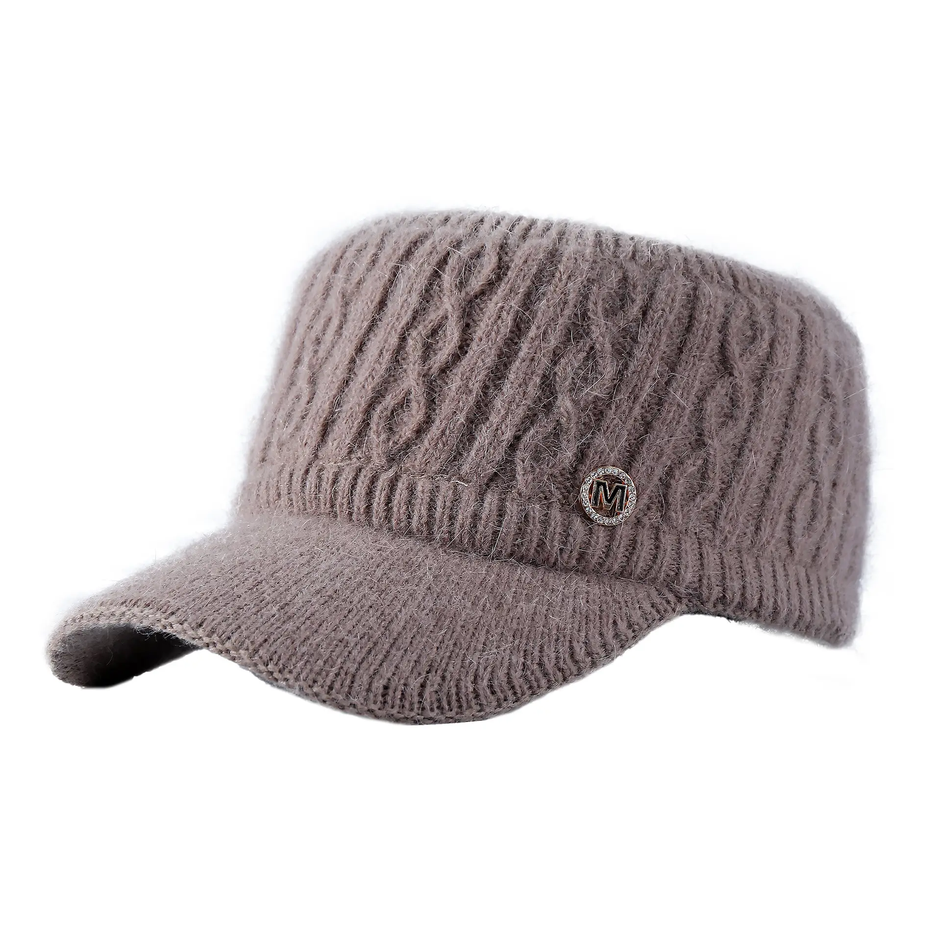 Women Knitted Ear Protection Caps Winter Warm Velvet Baseball Cap - Image 10