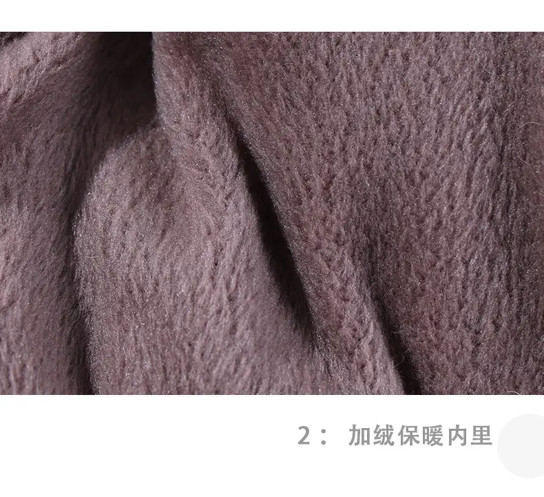 Women Knitted Ear Protection Caps Winter Warm Velvet Baseball Cap — feature 9