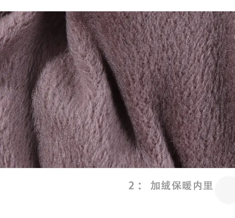 Women Knitted Velvet Peaked Cap Autumn Winter Warm — feature 9