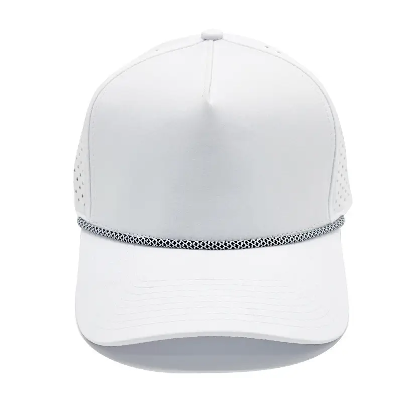 Men Green Beaded Cap with Venting — feature 6