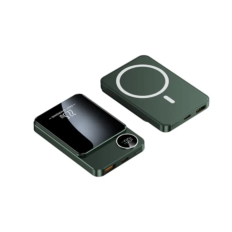 Magsafe Magnetic Power Bank 10000Mah Mobile Power Supply 22.5W Cross-Border Wholesale Magnetic Power Bank