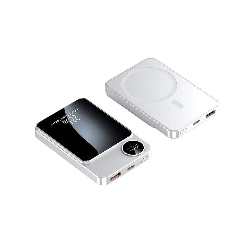 Magsafe Magnetic Power Bank 10000Mah Mobile Power Supply 22.5W Cross-Border Wholesale Magnetic Power Bank