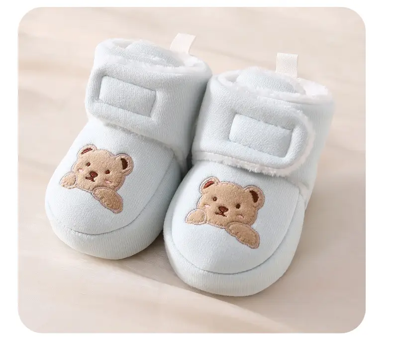 Jingqi Baby Fleece Lined Shoes 0-12M Winter Warm Non-Fall — feature 13