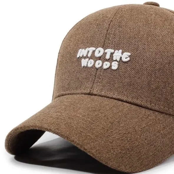 Brown Wool Cap for Men Women Wide Bristle - Image 11