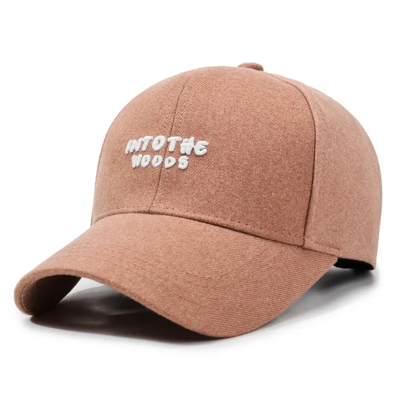 Brown Wool Cap for Men Women Wide Bristle - Image 6