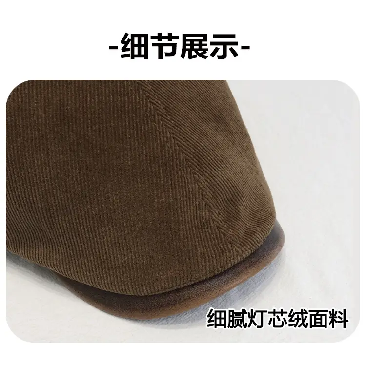Women Retro Forward Cap 2025 Large Circumference Duckbill — feature 11
