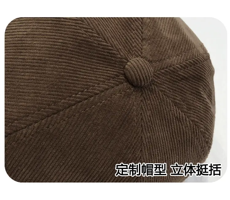 Women Retro Forward Cap 2025 Large Circumference Duckbill — feature 12
