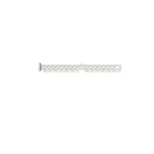 Hidden Folding Shower Curtain Rod No-Drill Waterproof Bathroom Partition - Image 2