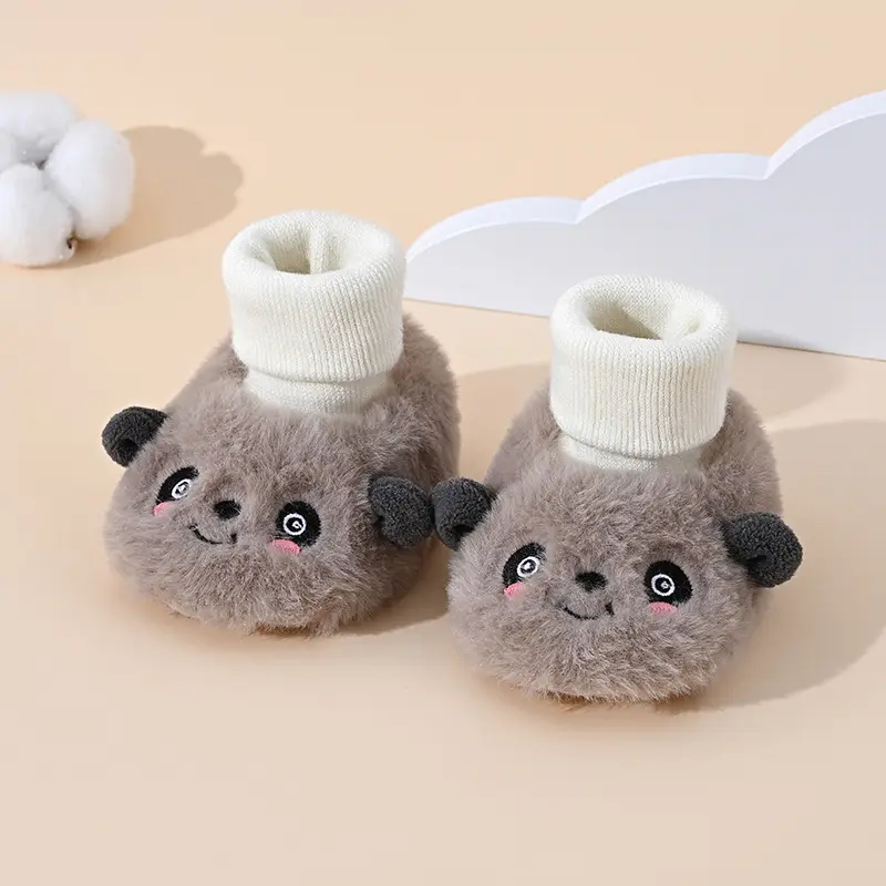 Baby Warm Panda Socks & Shoes for Winter Autumn