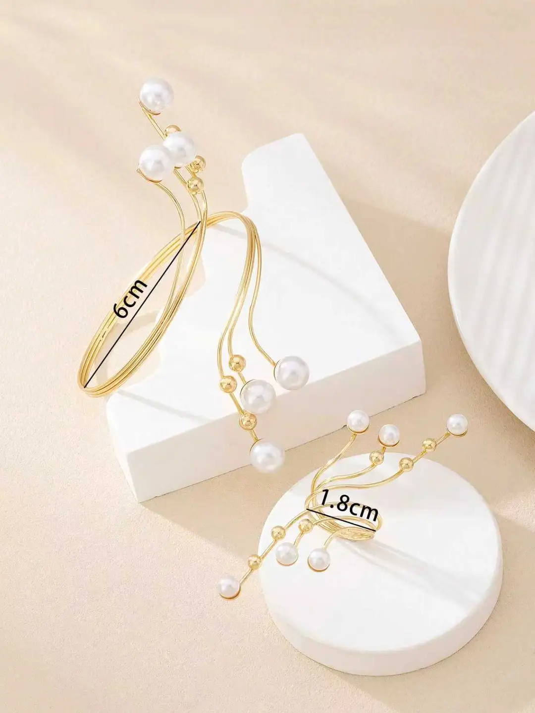 European and American Irregular Geometric Pearl Bracelets, Creative and Personalized Exaggerated Jewelry, Cross-Border Foreign Trade Popular Jewelry — feature 6