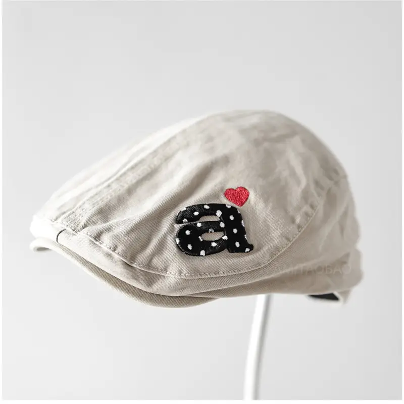 Unisex Heart Embroidered Baseball Cap Solid Navy - Image 8