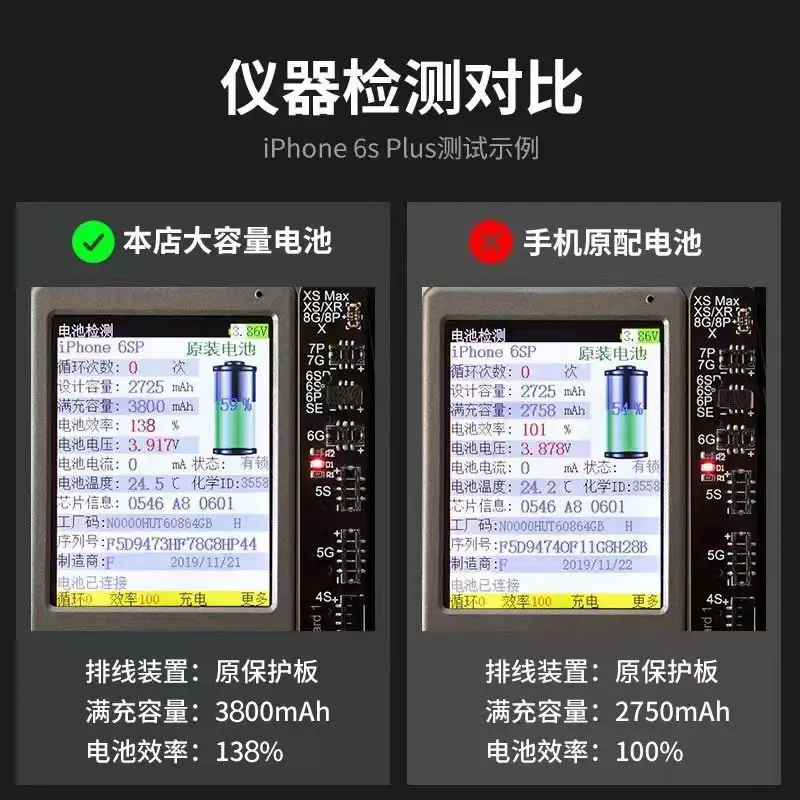 Suitable for Apple iPhone Battery 7-15 Full Series Full Cobalt Ultra-Large Capacity Battery with Disassembly Tools - Image 4