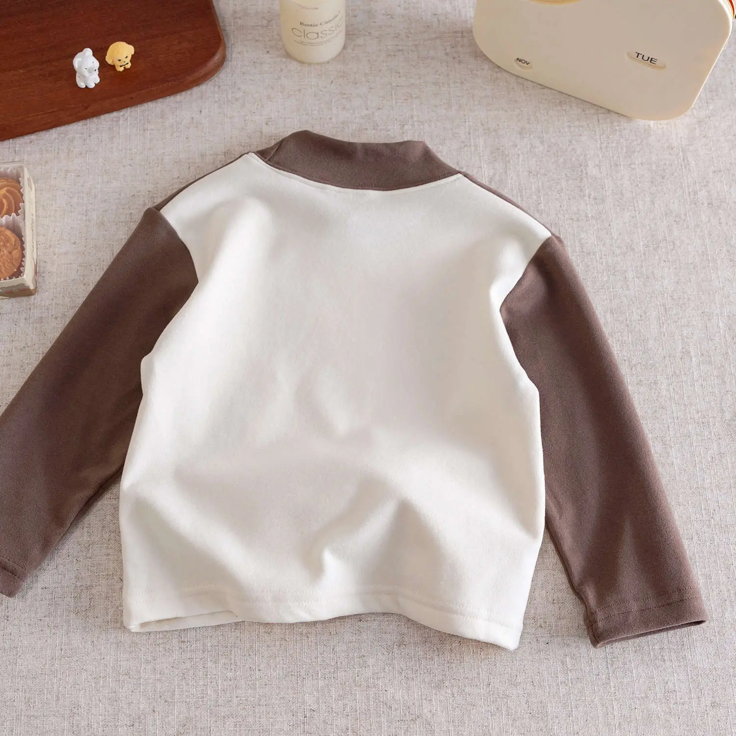 Children's 2025 Long Sleeve T-Shirt Don't Trap Colors Cartoon Bottom — feature 5