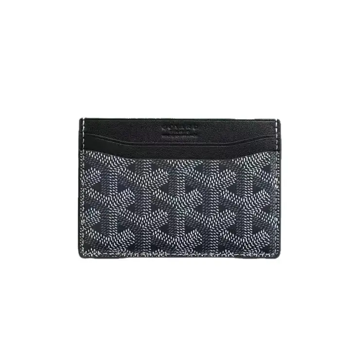 Goyard Card Holder Goyard Men's and Women's Fashion Coin Purse Multi-Functional Card Id Bag Work Clothing Versatile Small Card Holder