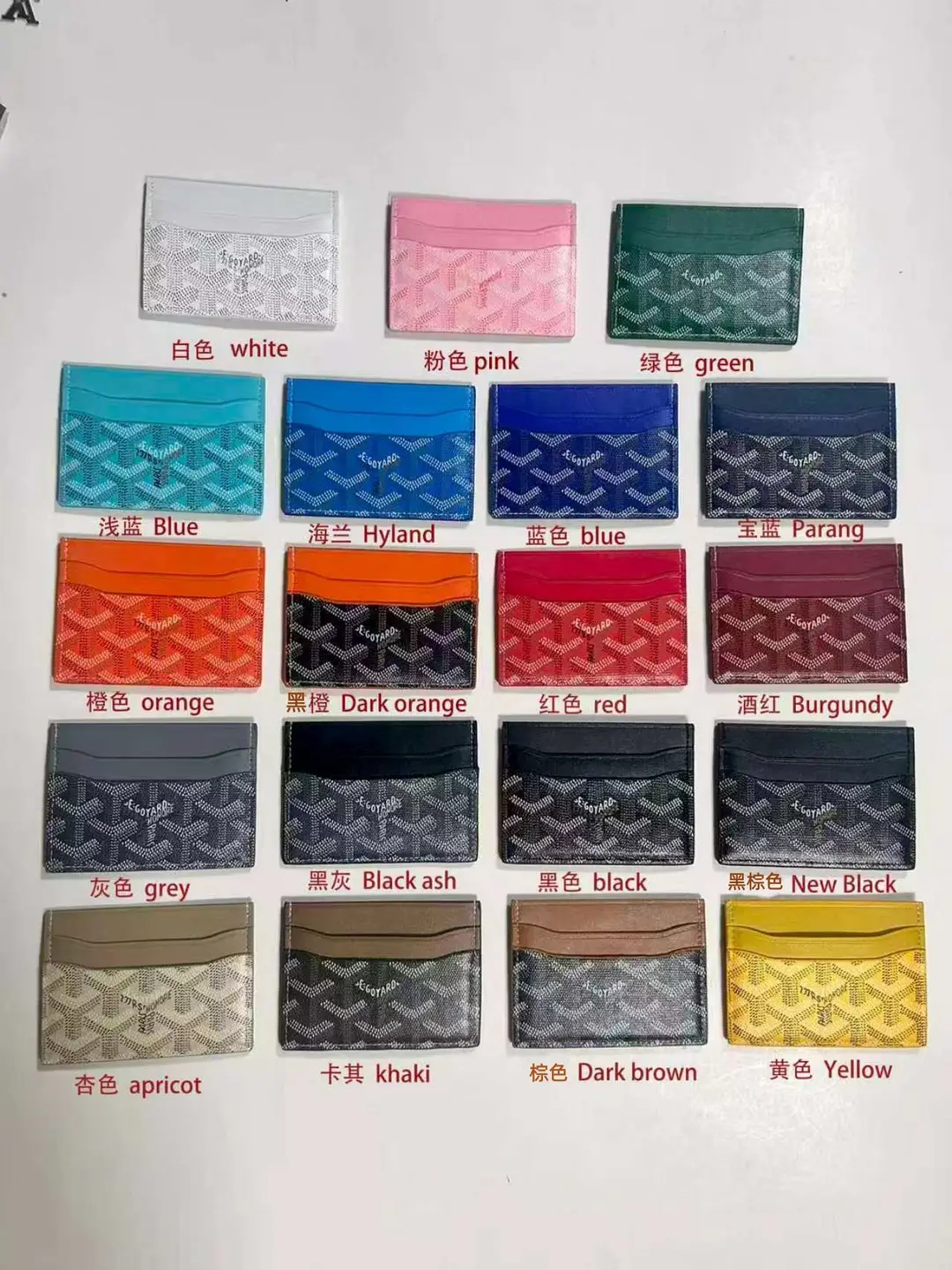 Goyard Card Holder Goyard Men's and Women's Fashion Coin Purse Multi-Functional Card Id Bag Work Clothing Versatile Small Card Holder — feature 2