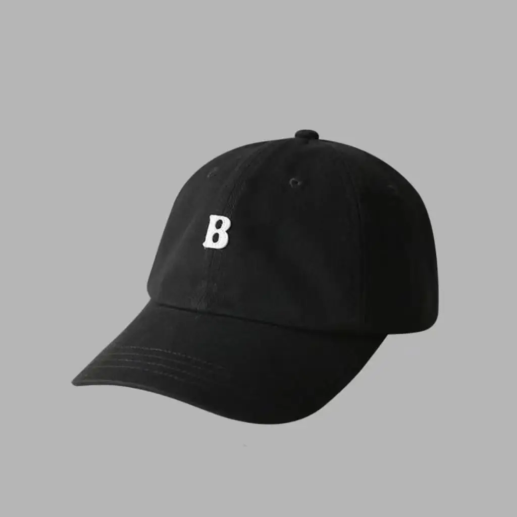 Women Black B Cap Baseball Hat Casual Wear — feature 9
