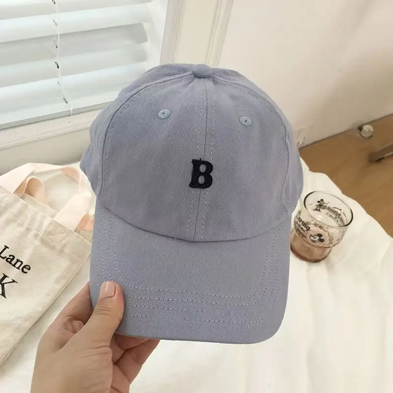 Women Black B Cap Baseball Hat Casual Wear - Image 4