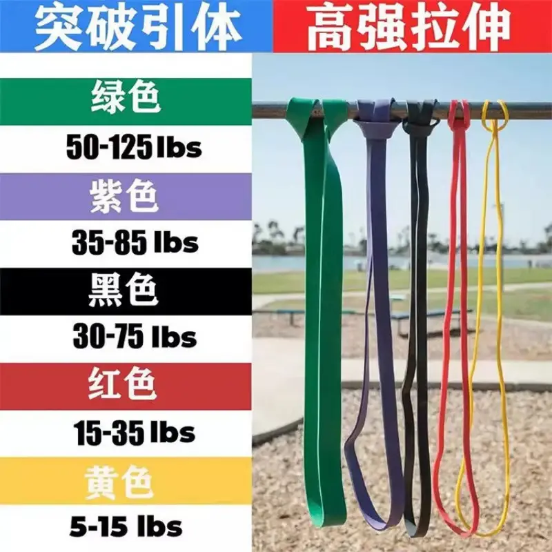 Fitness Elastic Band 2080 Combination Resistance Band Weight-Bearing Pull-Up Band Pull-Up Elastic Band Strength Pull-Up Band - Image 20