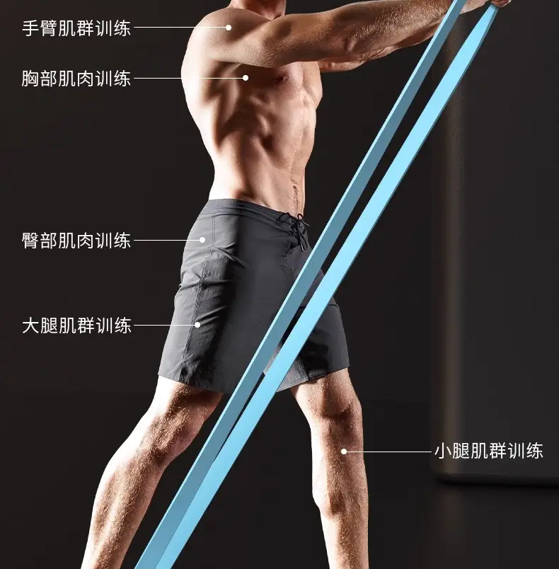 Fitness Elastic Band 2080 Combination Resistance Band Weight-Bearing Pull-Up Band Pull-Up Elastic Band Strength Pull-Up Band — feature 6