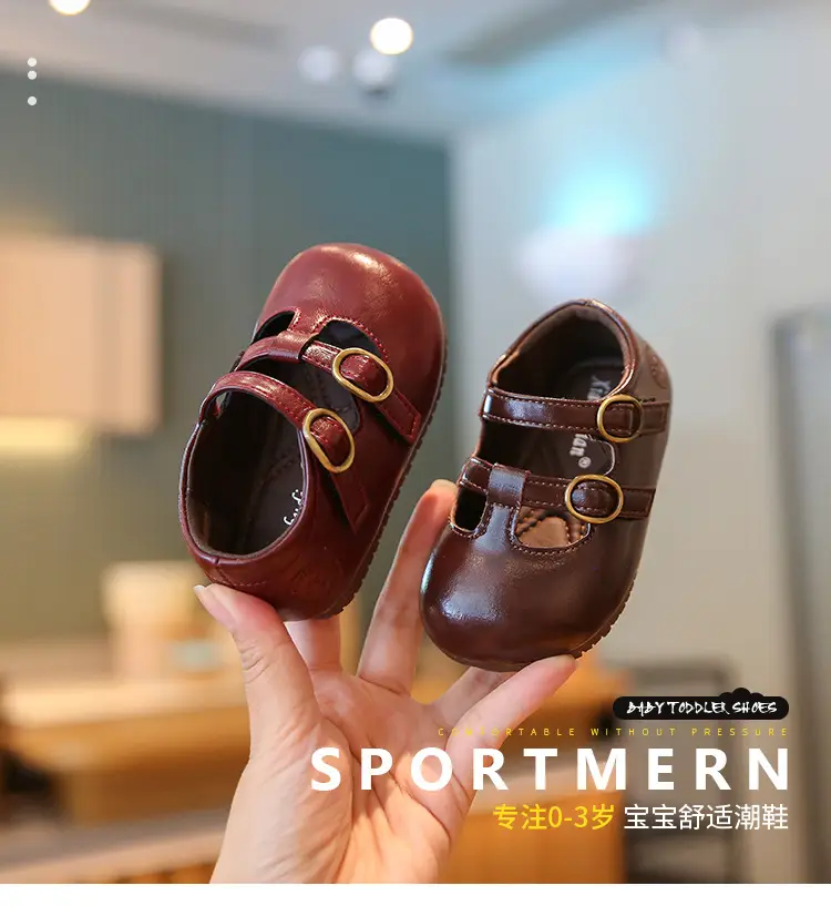 Baby Girl Princess Shoes Soft Sole Autumn Toddler Shoes — feature 1