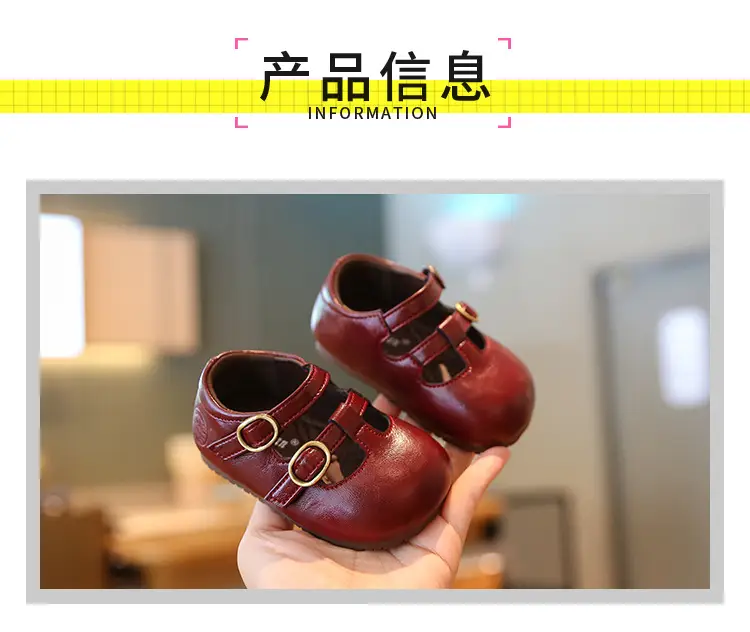 Baby Girl Princess Shoes Soft Sole Autumn Toddler Shoes — feature 3