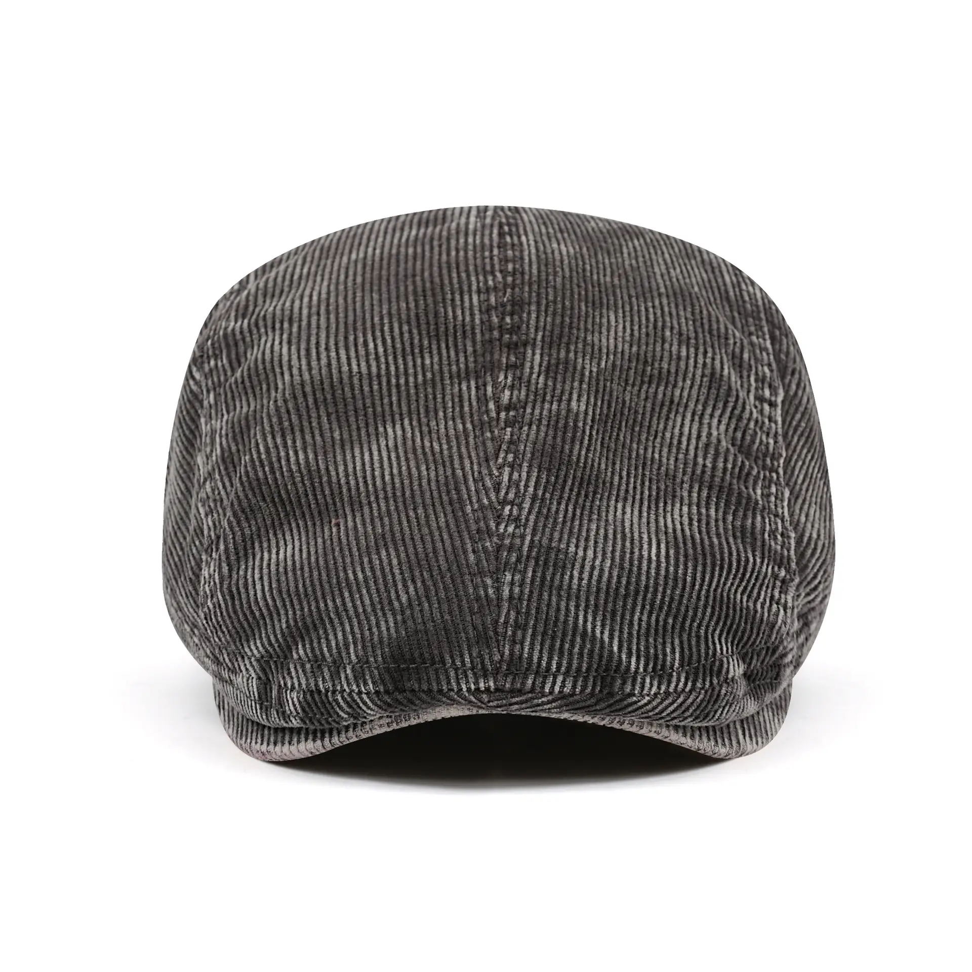 Women Distressed Corduroy Cap with Logo & Tie-Dye Design - Image 3