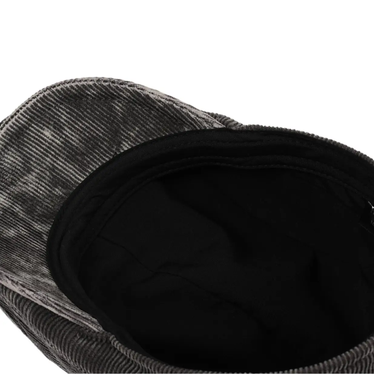 Women Distressed Corduroy Cap with Logo & Tie-Dye Design - Image 5