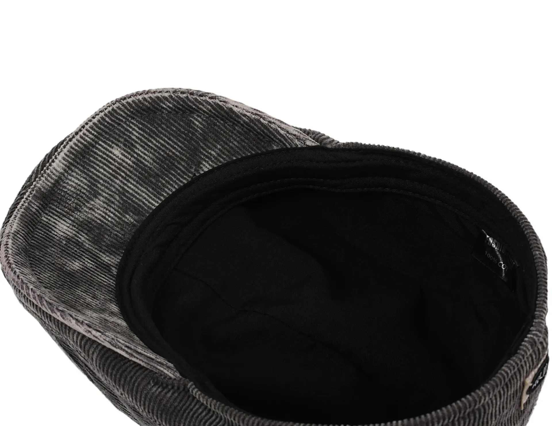 Women Distressed Corduroy Cap with Logo & Tie-Dye Design — feature 6