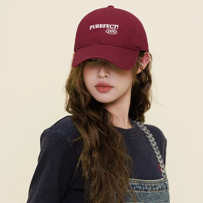 Black 1970 Embroidered Baseball Cap for Women - Image 8