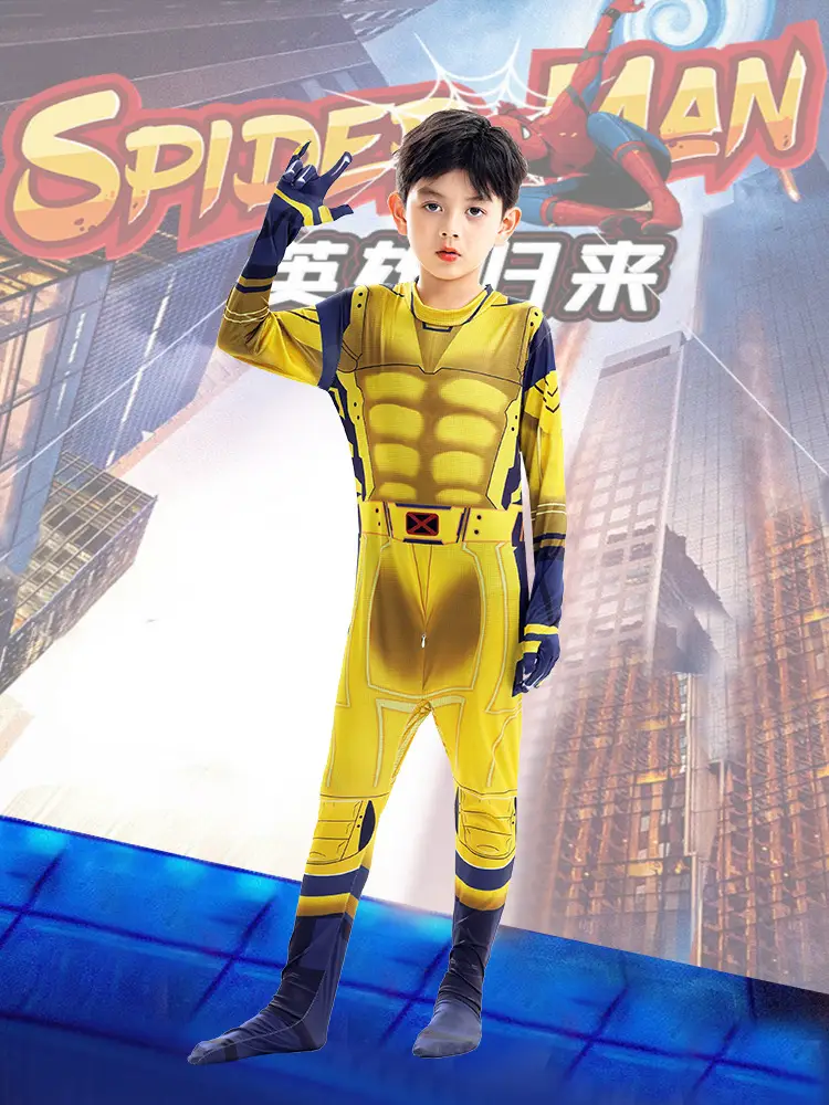 Spider-Man Bodysuit Hero Expedition Adult Cosplay Costume Halloween Children's Miles One-Piece Clothes — feature 14