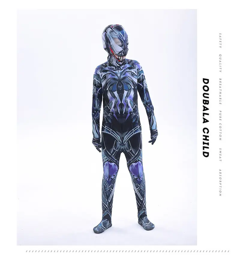 Spider-Man Bodysuit Hero Expedition Adult Cosplay Costume Halloween Children's Miles One-Piece Clothes — feature 9
