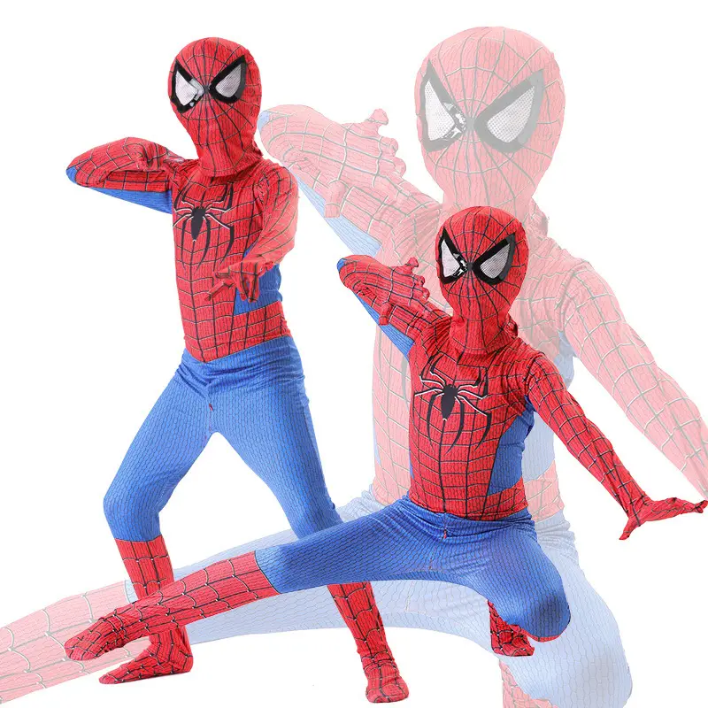 Spider-Man Bodysuit Hero Expedition Adult Cosplay Costume Halloween Children's Miles One-Piece Clothes
