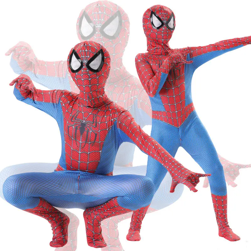 Spider-Man Bodysuit Hero Expedition Adult Cosplay Costume Halloween Children's Miles One-Piece Clothes