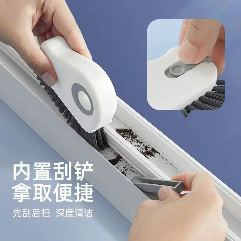 Groove Cleaning Gap Brush Household Multi-Functional Door Gap Dust Cleaning Tool Two-In-One Groove Window Gap Dust Cleaning Brush - Image 5