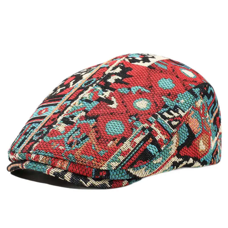 2025 Men Women Geometric Jacquard Baseball Cap Xinjiang Ethnic - Image 9