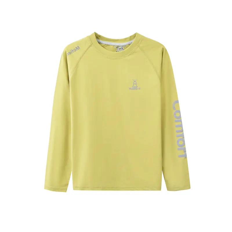Boys Long Sleeve Grey T-Shirt Kids Training Wear - Image 5