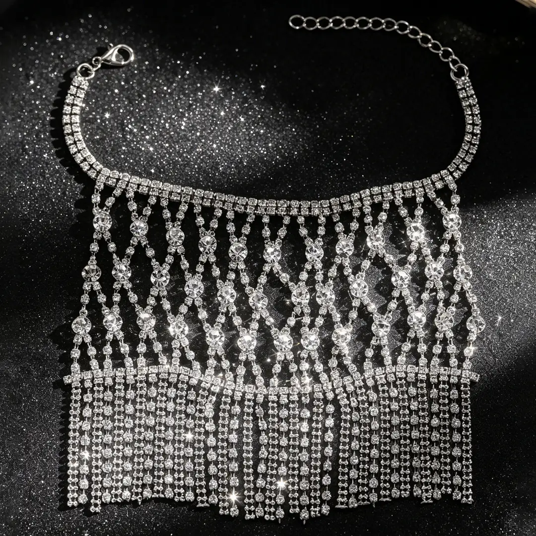 Cross-Border Retro Middle Eastern Ethnic Style Arabic Style Fingerless Bracelet Stage Performance Accessories for Women — feature 9