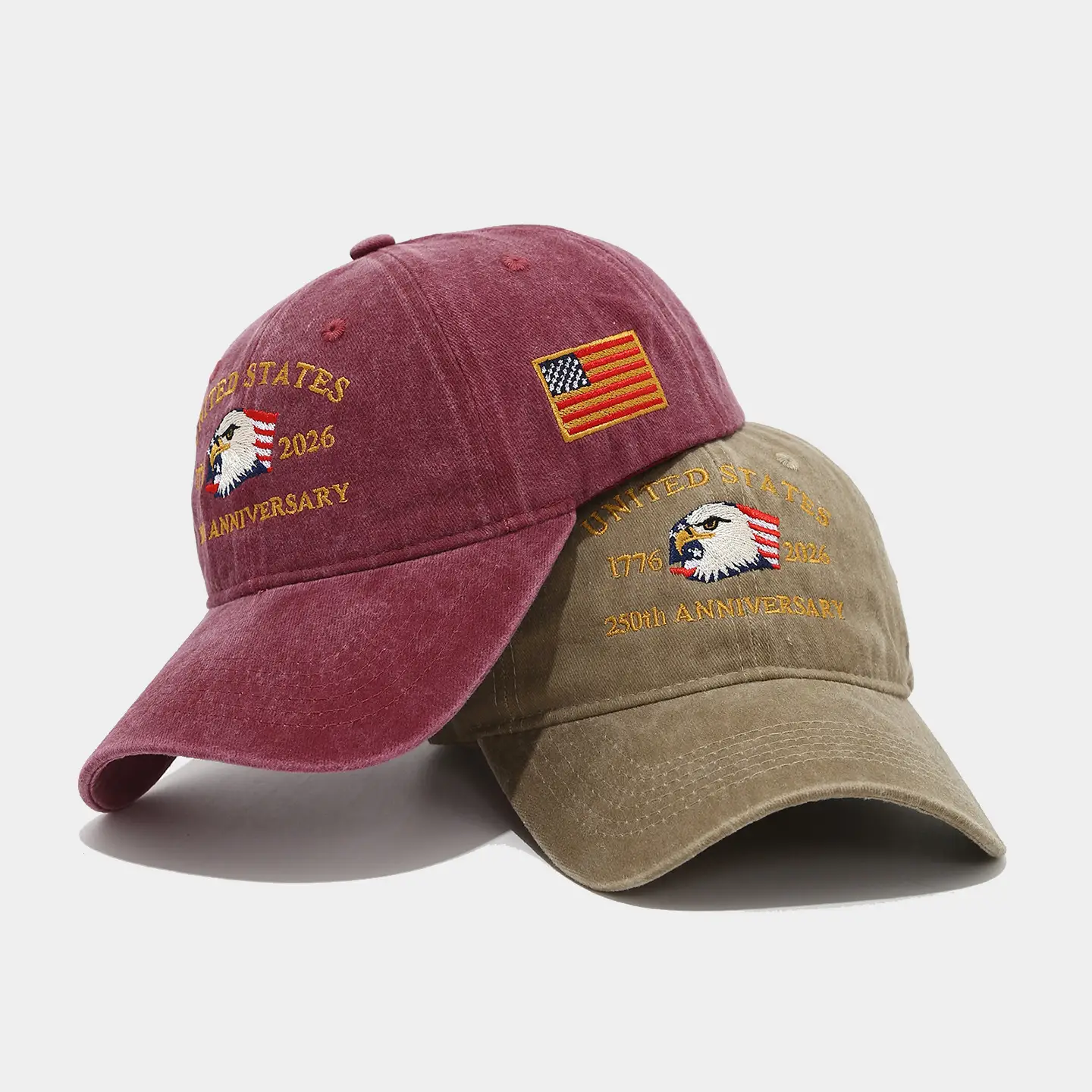 250th Anniversary Embroidered Eagle Cap for Men - Image 28