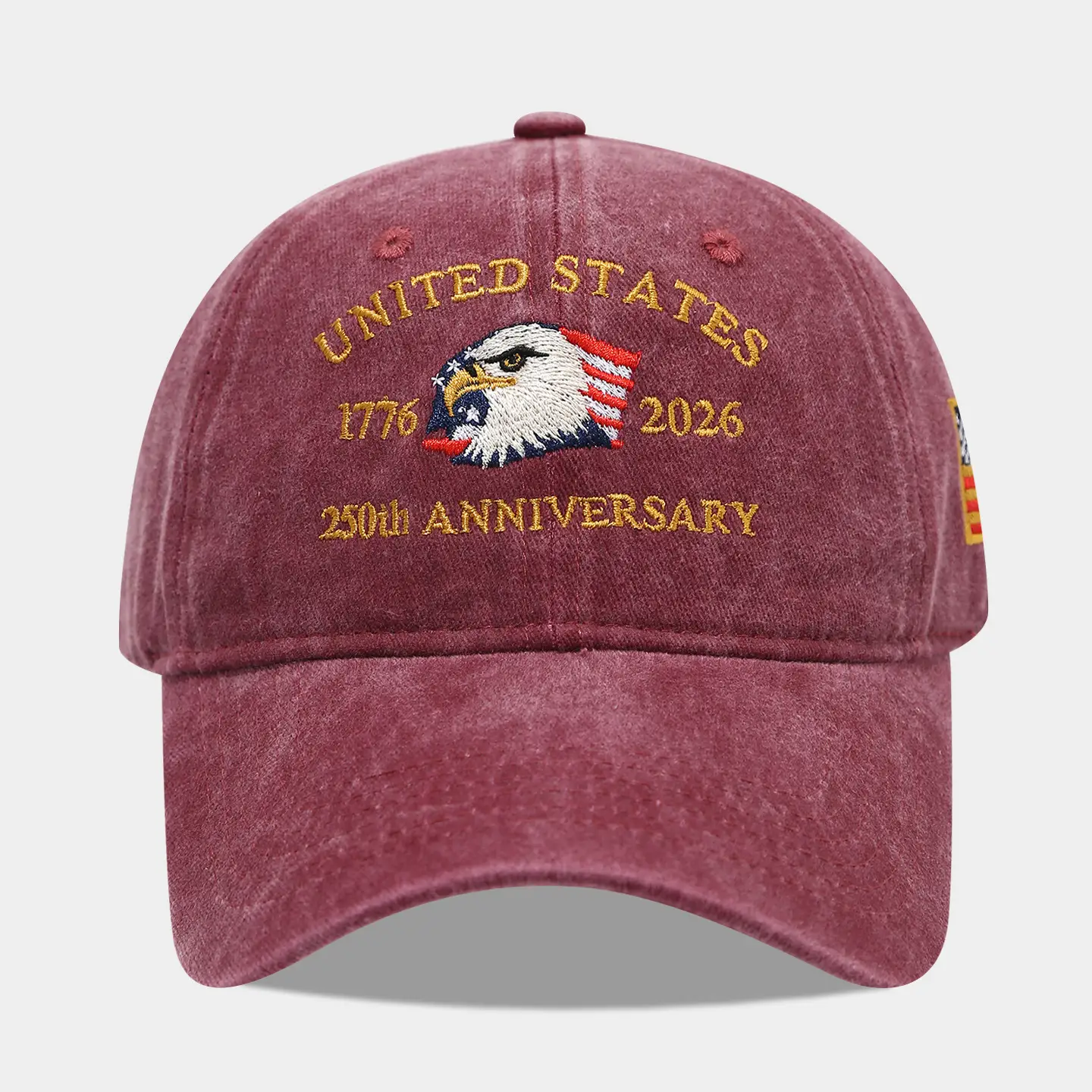 250th Anniversary Embroidered Eagle Cap for Men - Image 29