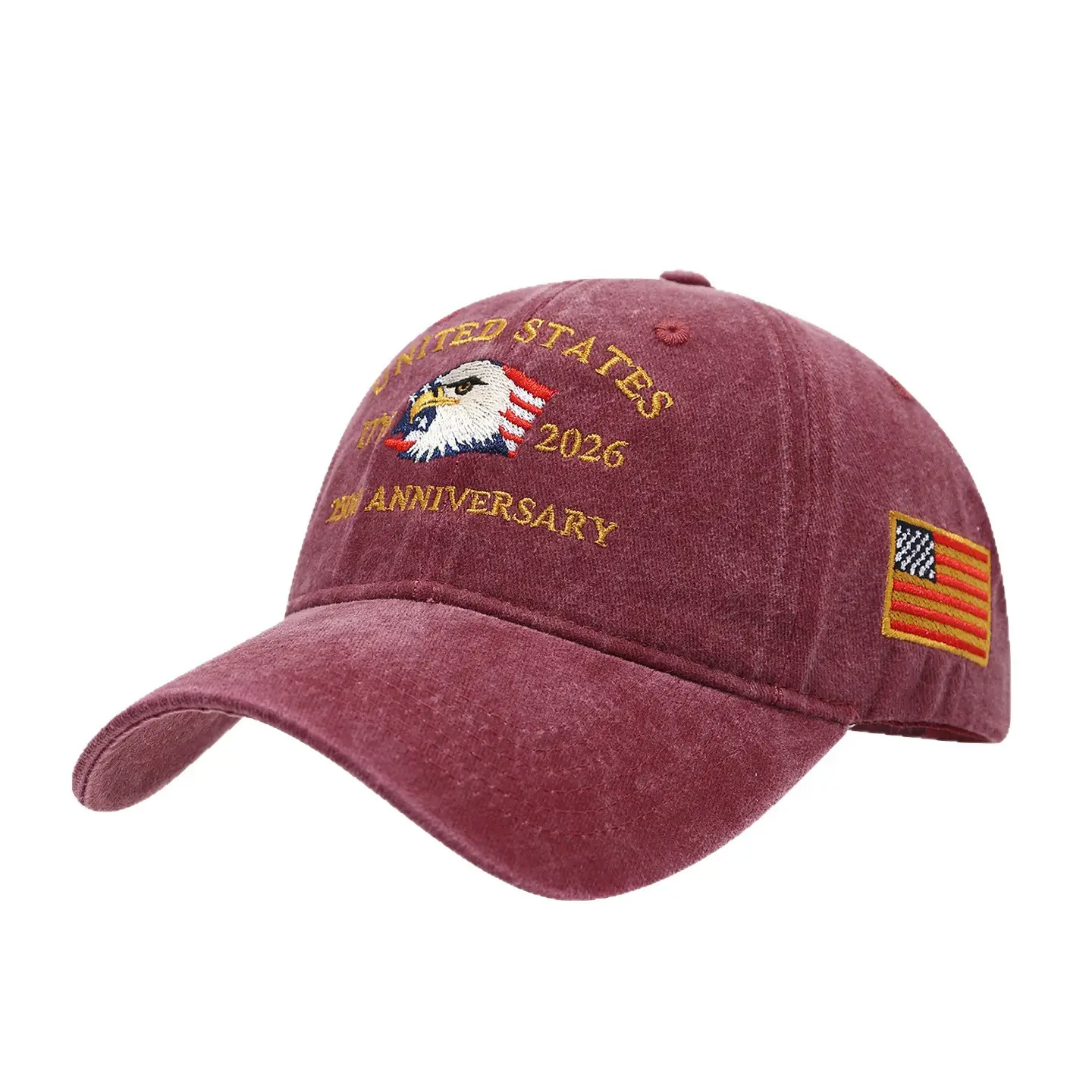 250th Anniversary Embroidered Eagle Cap for Men - Image 30