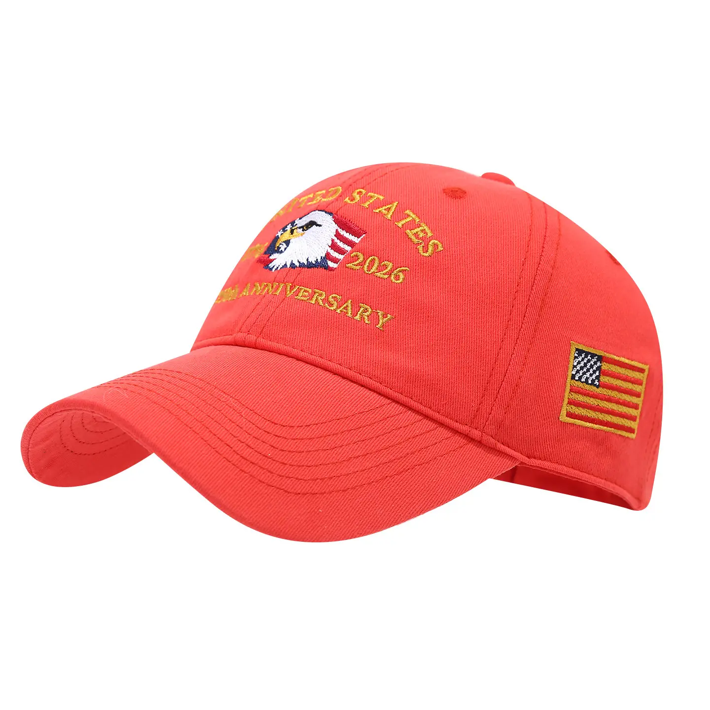 250th Anniversary Embroidered Eagle Cap for Men
