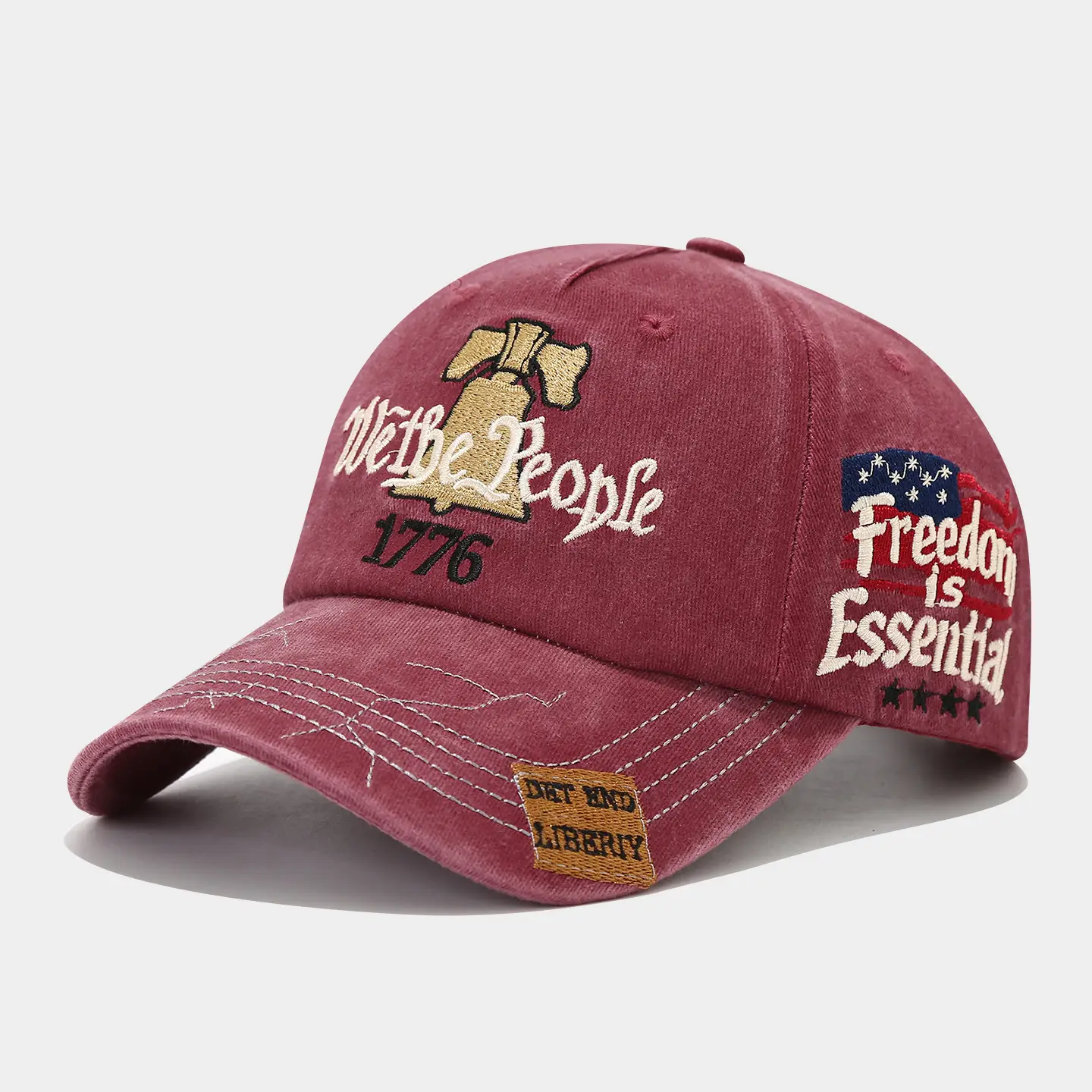 250th Anniversary Embroidered Eagle Cap for Men - Image 17