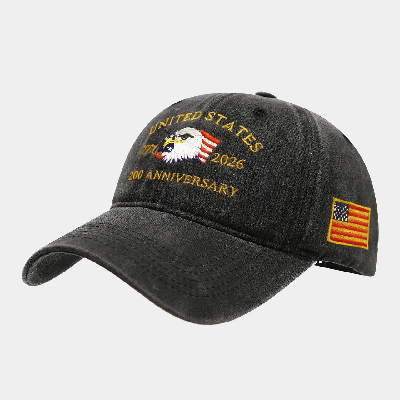 250th Anniversary Embroidered Eagle Cap for Men - Image 2
