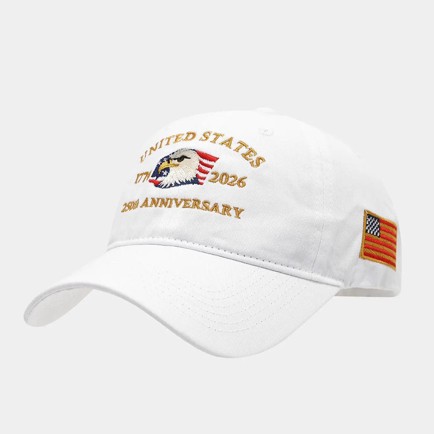 250th Anniversary Embroidered Eagle Cap for Men - Image 3