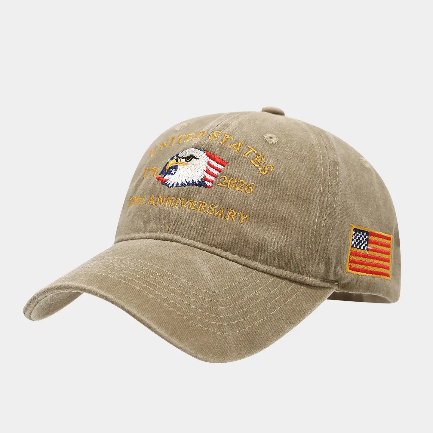 250th Anniversary Embroidered Eagle Cap for Men - Image 4