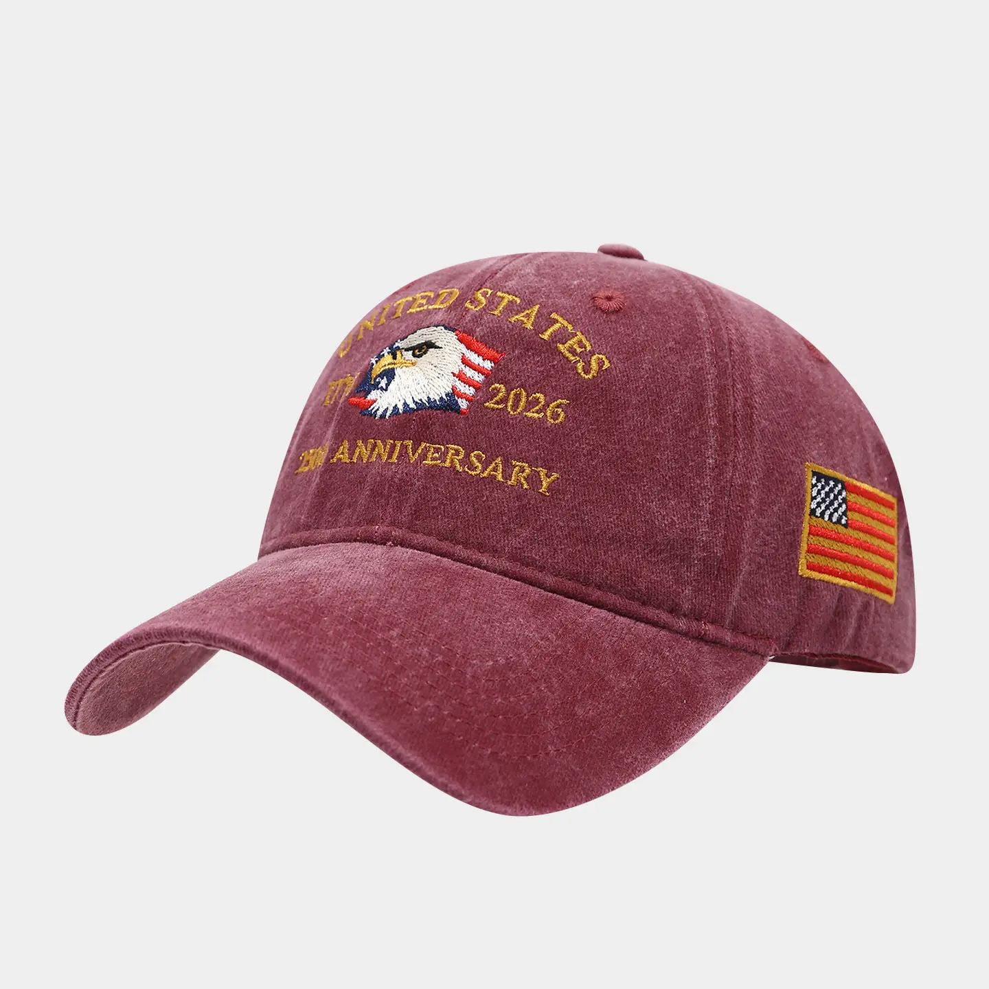 250th Anniversary Embroidered Eagle Cap for Men - Image 6