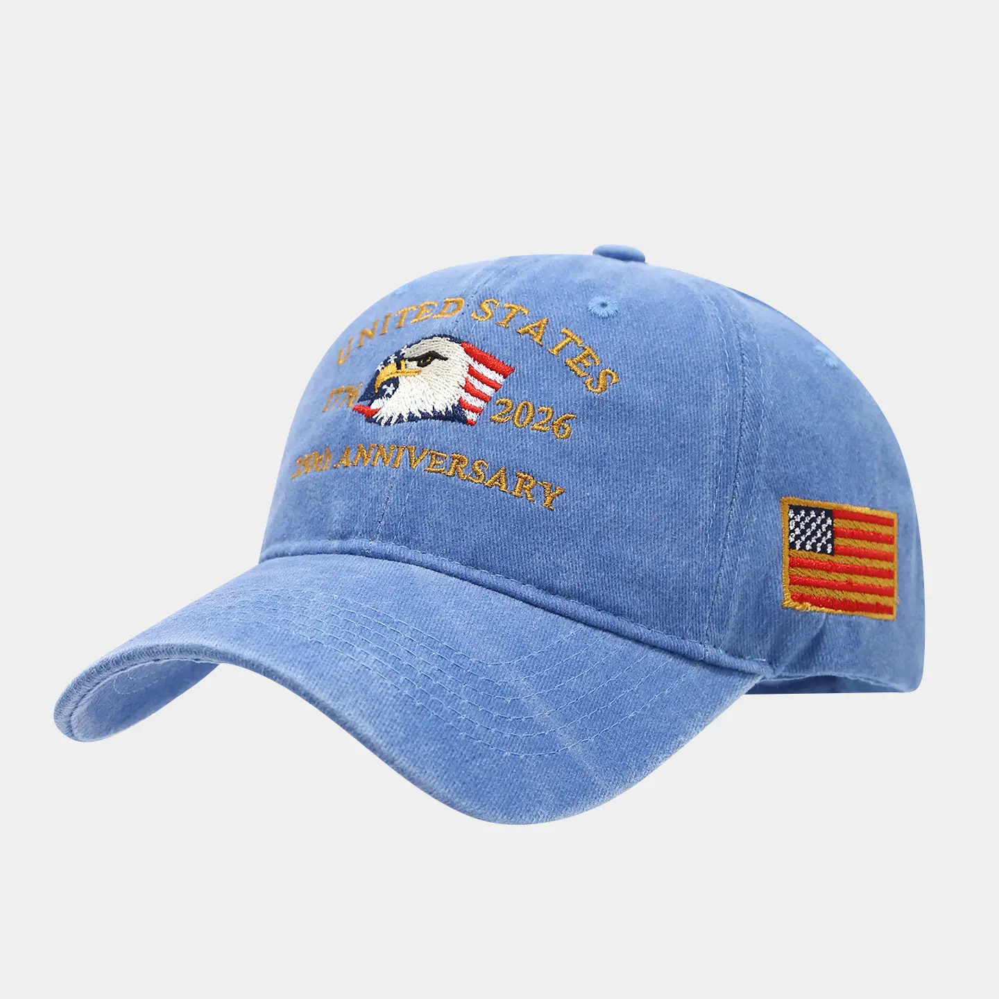 250th Anniversary Embroidered Eagle Cap for Men - Image 7