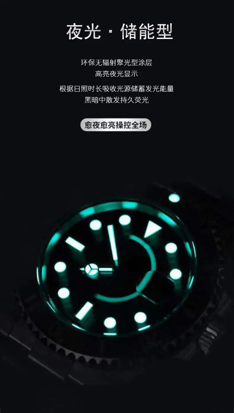 Cross-Border Men's Watch Men's Quartz Watch Steel Belt Douyin Live Broadcast New Watch Manufacturer Dropshipping — feature 6